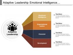Adaptive leadership emotional intelligence organizational justice character development