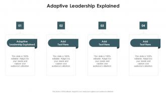 Adaptive Leadership Explained In Powerpoint And Google Slides Cpb