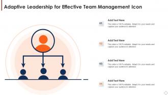 Adaptive Leadership For Effective Team Management Icon