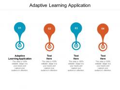 Adaptive learning application ppt powerpoint presentation slides example introduction cpb