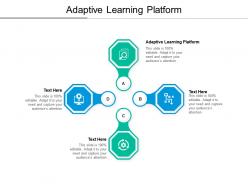 Adaptive learning platform ppt powerpoint presentation pictures slides cpb
