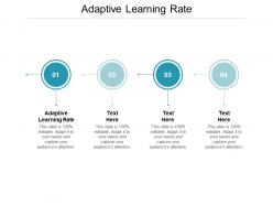 Adaptive learning rate ppt powerpoint presentation summary styles cpb