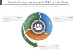 Adaptive management approach ppt examples slides