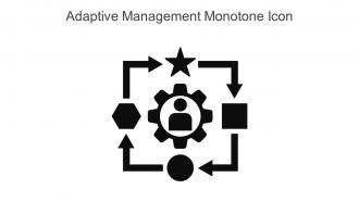 Adaptive Management Monotone Icon In Powerpoint Pptx Png And Editable Eps Format