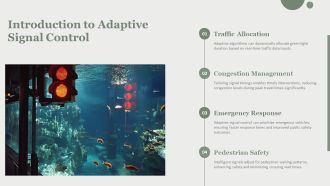 Adaptive Signal Control Smarter Traffic Solutions PPT Sample AT Slides Graphical