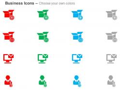 Add and delete from box ecommerce winner ppt icons graphics