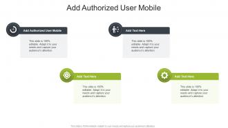 Add Authorized User Mobile In Powerpoint And Google Slides Cpb