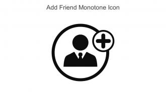 Add Friend Monotone Icon In Powerpoint Pptx Png And Editable Eps Format