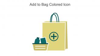 Add To Bag Colored Icon In Powerpoint Pptx Png And Editable Eps Format