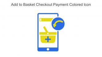 Add To Basket Checkout Payment Colored Icon In Powerpoint Pptx Png And Editable Eps Format