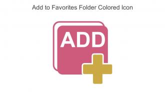Add To Favorites Folder Colored Icon In Powerpoint Pptx Png And Editable Eps Format