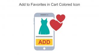 Add To Favorites In Cart Colored Icon In Powerpoint Pptx Png And Editable Eps Format