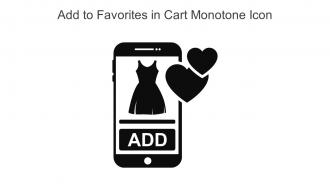 Add To Favorites In Cart Monotone Icon In Powerpoint Pptx Png And Editable Eps Format
