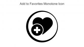 Add To Favorites Monotone Icon In Powerpoint Pptx Png And Editable Eps Format