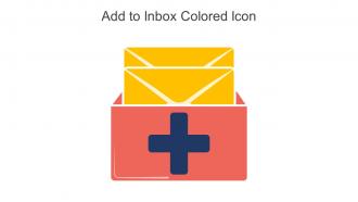 Add To Inbox Colored Icon In Powerpoint Pptx Png And Editable Eps Format