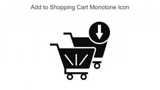 Add To Shopping Cart Monotone Icon In Powerpoint Pptx Png And Editable Eps Format