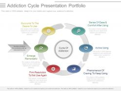 Addiction cycle presentation portfolio