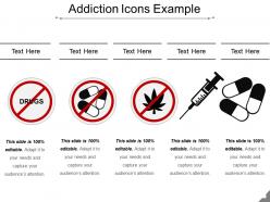 Addiction icons example