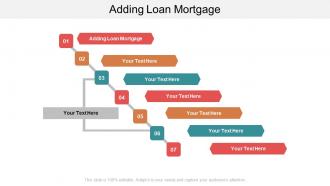 Adding loan mortgage ppt powerpoint presentation visual aids styles cpb