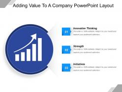 Adding value to a company powerpoint layout