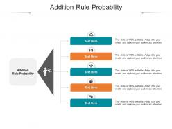 Addition rule probability ppt powerpoint presentation icon deck cpb