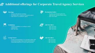 Additional offerings for corporate travel agency services ppt slides pictures