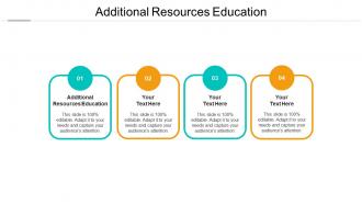 Additional resources education ppt powerpoint presentation portfolio clipart cpb