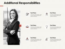 Additional responsibilities agenda ppt powerpoint presentation professional template