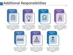 Additional responsibilities ppt powerpoint presentation file graphics