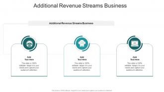 Additional Revenue Streams Business About Future In Powerpoint And Google Slides Cpb