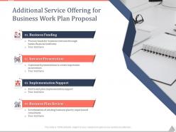 Additional Service Offering For Business Work Plan Proposal Ppt Powerpoint Topics