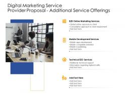 Additional Service Offerings Digital Marketing Service Provider Proposal Ppt Example Topics