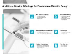 Additional service offerings for ecommerce website design ppt slide