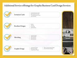 Additional service offerings for graphic business card design services ppt clipart