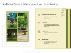 Additional Service Offerings For Lawn Care Services Ppt Powerpoint Example