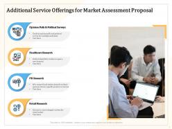 Additional service offerings for market assessment proposal ppt powerpoint format ideas