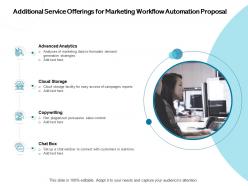 Additional Service Offerings For Marketing Workflow Automation Proposal Analytics Ppt Presentation Sample