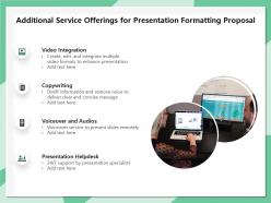 Additional Service Offerings For Presentation Formatting Proposal Ppt Template