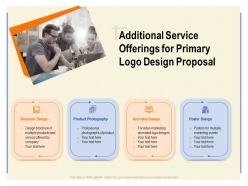 Additional Service Offerings For Primary Logo Design Proposal Ppt Powerpoint Presentation