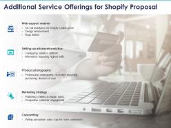 Additional service offerings for shopify proposal ppt powerpoint presentation