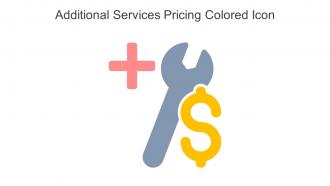 Additional Services Pricing Colored Icon In Powerpoint Pptx Png And Editable Eps Format