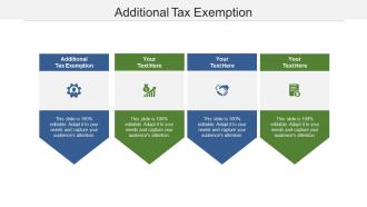 Additional tax exemption ppt powerpoint presentation portfolio graphics cpb