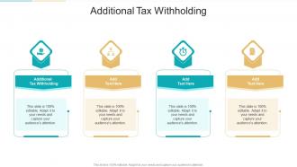 Additional Tax Withholding In Powerpoint And Google Slides Cpb