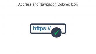 Address And Navigation Colored Icon In Powerpoint Pptx Png And Editable Eps Format