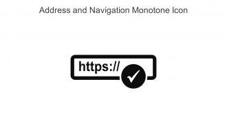 Address And Navigation Monotone Icon In Powerpoint Pptx Png And Editable Eps Format