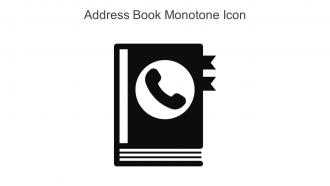 Address Book Monotone Icon In Powerpoint Pptx Png And Editable Eps Format
