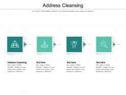 Address cleansing ppt powerpoint presentation layouts cpb