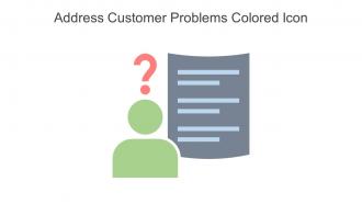 Address Customer Problems Colored Icon In Powerpoint Pptx Png And Editable Eps Format