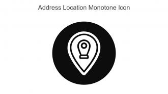Address Location Monotone Icon In Powerpoint Pptx Png And Editable Eps Format