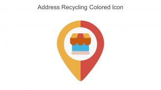 Address Recycling Colored Icon In Powerpoint Pptx Png And Editable Eps Format